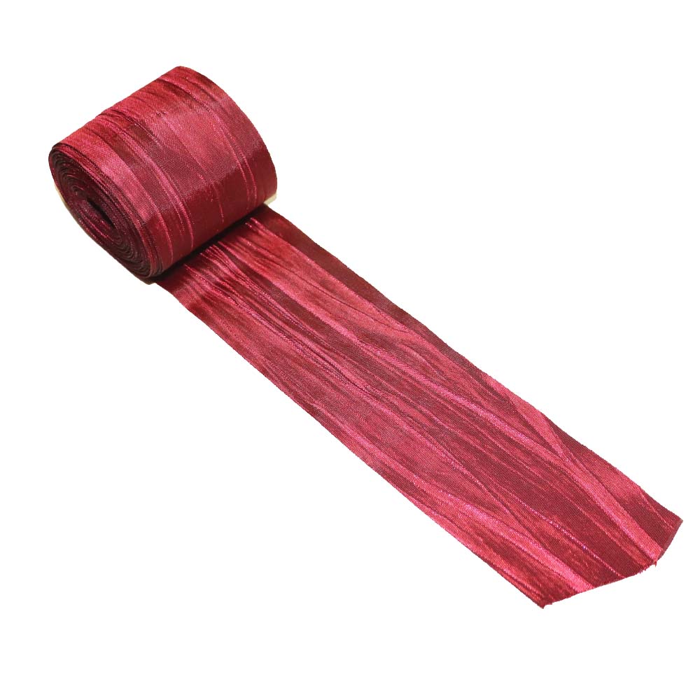 リボン 紐 ラッピング 装飾用 花束 ギフト用品 帯 カラー:ワインレッド