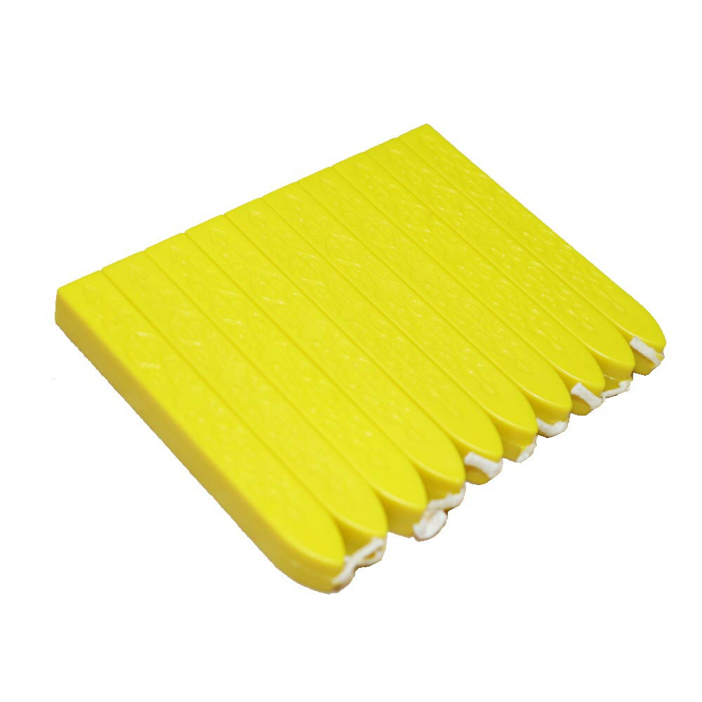 WAXLABO　ワックスラボ　シーリングワックス　封ろう 封蝋　芯付き　カラー：イエロー　ろうそく　プレ..