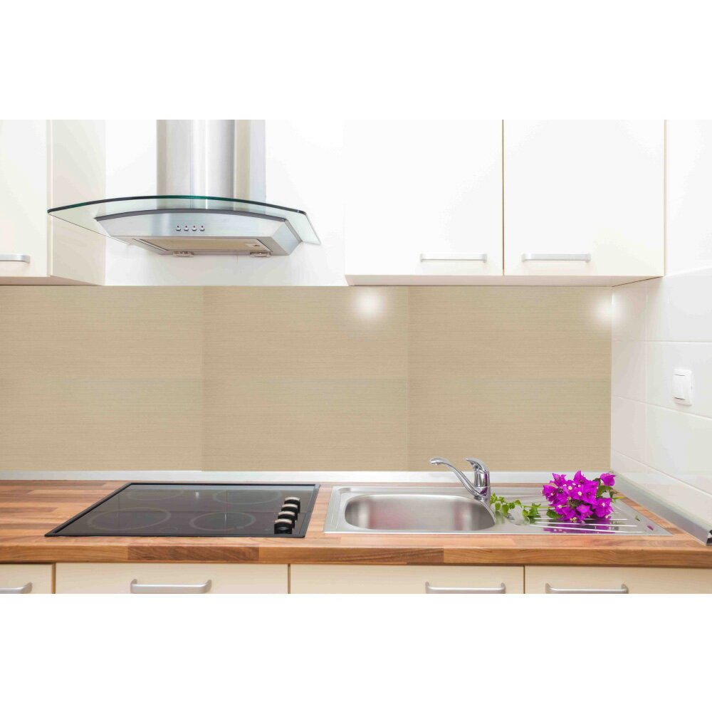 5枚入り 木目調 タイルシール (ベージュ) 壁紙 シールdiy キッチンタイルシート タイルステッカー 厚手 防水 耐熱 シート