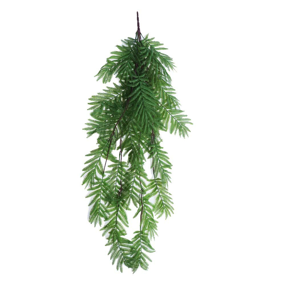 フェイクグリーン　シダ系観葉植物（下垂タイプA）　造花　飾り付け　インテリア　ディスプレイ