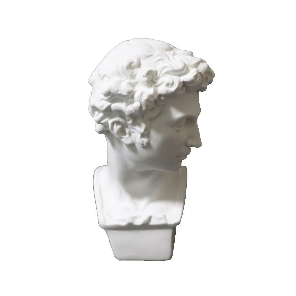 石膏風レプリカ像 1体 ディスプレイ模型 インテリア小物 サイズ:大 ss-bff [2]