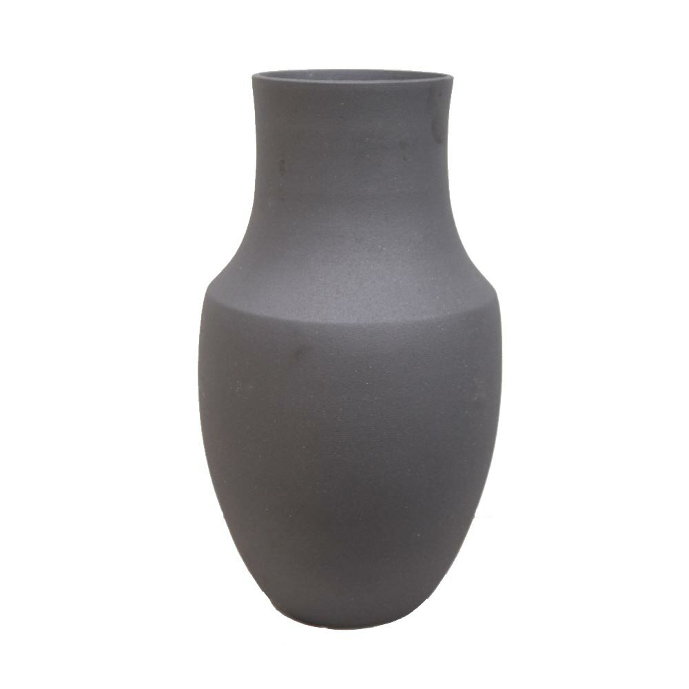 花瓶 大きめ フラワーベース 陶器 おしゃれ モダン 北欧風 インテリア シンプル リビング 玄関装飾用 壺 ブラック