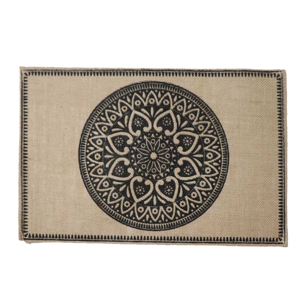 麻製 ランチョンマット プレースマット ボヘミアン ナチュラル 洗える テーブルコーディネート テーブルマット おしゃれ