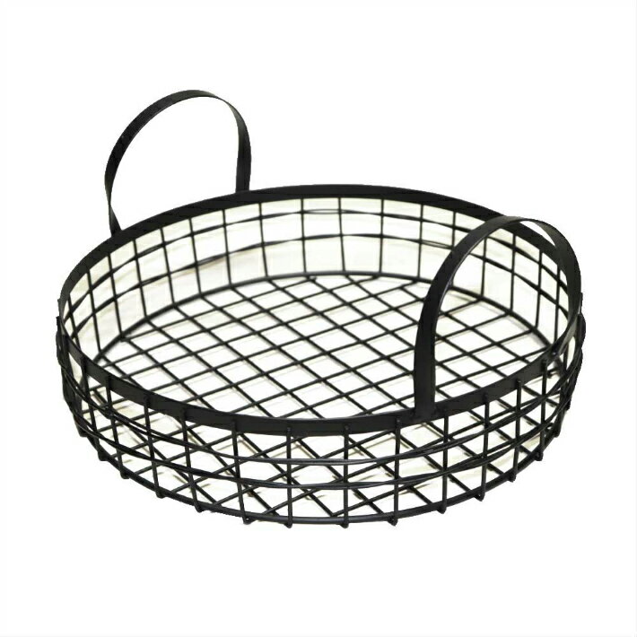 フルーツバスケット　スチール製　バスケット　かご　卓上かご　ディスプレイ用　果物入れ　タイプJ