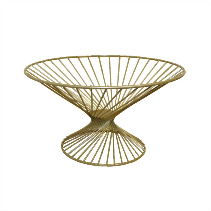 フルーツバスケット　スチール製　バスケット　かご　卓上かご　ディスプレイ用　果物入れ　タイプK(ゴ..