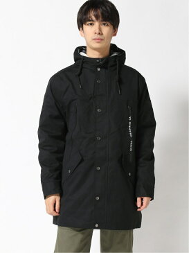 【SALE／62%OFF】(M)Reversible Parka Jacket GUESS ゲス コート/ジャケット ダウンジャケット ブラック【RBA_E】【送料無料】[Rakuten Fashion]