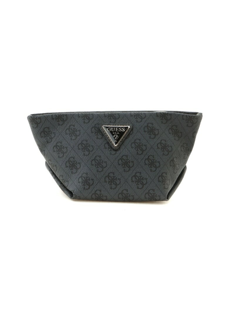 Rakuten - 【SALE／30%OFF】GUESS ポーチ(W)HELINA Top Zip Cosmetic GUESS ゲス 財布・ポーチ・ケース ポーチ グレー ベージュ【RBA_E】【送料無料】[Rakuten Fashion]