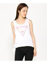 【SALE/30%OFF】GUESS タンクトップ (W)Side Knots Logo Tank Top GUESS ゲス トップス ノースリーブ・タンクトッ...