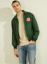 【SALE／50%OFF】(M)Coated Twill Bomber GUESS ゲス コート/ジャケット ブルゾン グリーン【RBA_E】【送料無料】[Rakuten Fashion]