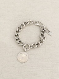 (W)Bear Coin Curb Chain Bracelet GUESS ゲス アクセサリー・腕時計 ブレスレット・バングル シルバー【送料無料】[Rakuten Fashion]