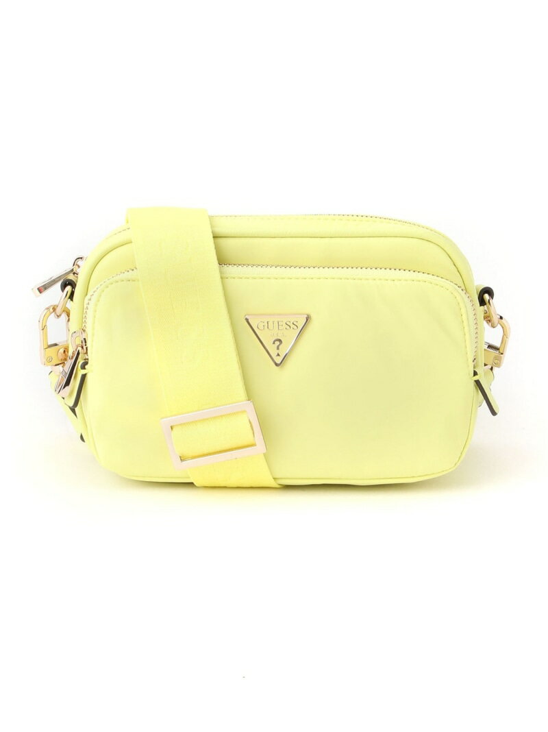 GUESS クロスボディバッグ (W)ECO GEMMA Crossbody Camera GUESS ゲス バッグ ショルダーバッグ イエロー ピンク ブラック ブルー ホワイト ベージュ ネイビー【送料無料】[Rakuten Fashion]