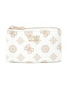 (W)LAUREL Zip Pouch GUESS ゲス 財布・ポーチ・ケース ポーチ ホワイト【送料無料】[Rakuten Fashion]