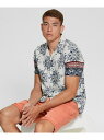 【SALE／50 OFF】(M)Eco Floral Linen Shirt GUESS ゲス トップス シャツ ブラウス ホワイト【RBA_E】【送料無料】 Rakuten Fashion