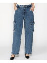 GUESS JEANS デニムパンツ カーゴジーンズ レディース(W)G10 Cargo GUESS JEANS ゲス パンツ ジーンズ・デニムパンツ ブルー【...