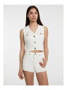 GUESS JEANS デニム ベスト レディース(W)Denim Vest GUESS JEANS ゲス トップス ベスト・ジレ ホワイト【送料無料】[Rak...
