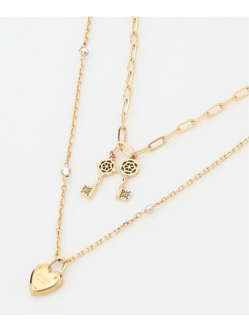 楽天GUESS（ゲス）GUESS ネックレス （W）ALL YOU NEED IS LOVE Necklace GUESS ゲス アクセサリー・腕時計 ネックレス ゴールド シルバー【送料無料】[Rakuten Fashion]