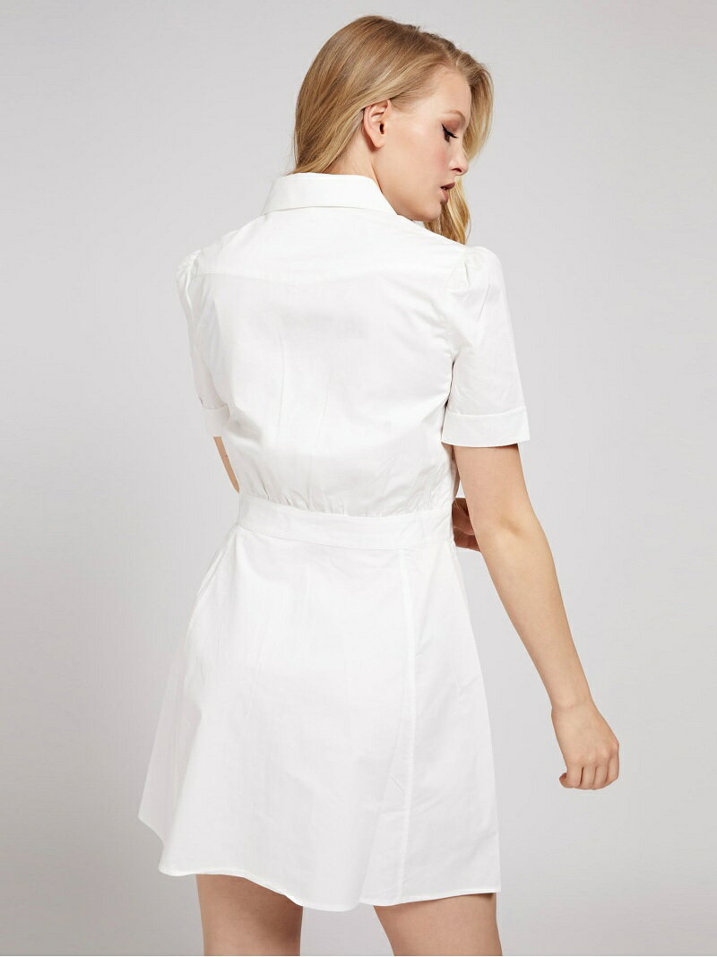 柔らかい W Chemisier Dress Guess ゲス ワンピース シャツワンピース ホワイト 送料無料 Rakuten Fashion 高い品質 Www Servblu Com