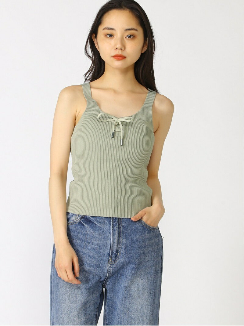 【SALE／72%OFF】(W)Annis Tie Top GUESS ゲス トップス ニット カーキ ホワイト パープル【RBA_E】[Rakuten Fashion]