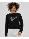 GUESS（ゲス）(W)Eco Logo Sweater立体的なグラフィックロゴがアクセントを添えるニットトップス。顔周りがすっきりと見えるクルーネックデザインでデコルテの抜け感も程よくアピール。裾にもリブが付きウエストが自然と引き締まる効果もあるので、スタイルUPも叶えてくれます。モデル身長：162cm 着用サイズ:ライトブルー(G7L2),ブラック(JBLK)/M型番：W3GR13Z36G1-JBL-XS HM4242【採寸】サイズバストウエスト裾周り裄丈着丈XS94.0cm89.0cm79.0cm74.0cm47.5cmS99.0cm92.0cm86.0cm76.0cm50.0cmM101.0cm96.0cm88.0cm79.0cm51.0cmL105.0cm104.0cm96.0cm79.5cm51.5cm商品のサイズについて【商品詳細】中国素材：コットン100%サイズ：XS、S、M、L手洗い可※画面上と実物では多少色具合が異なって見える場合もございます。ご了承ください。商品のカラーについて 【予約商品について】 ※「先行予約販売中」「予約販売中」をご注文の際は予約商品についてをご確認ください。■重要なお知らせ※ 当店では、ギフト配送サービス及びラッピングサービスを行っておりません。ご注文者様とお届け先が違う場合でも、タグ（値札）付「納品書 兼 返品連絡票」同梱の状態でお送り致しますのでご了承ください。 ラッピング・ギフト配送について※ 2点以上ご購入の場合、全ての商品が揃い次第一括でのお届けとなります。お届け予定日の異なる商品をお買い上げの場合はご注意下さい。お急ぎの商品がございましたら分けてご購入いただきますようお願い致します。発送について ※ 買い物カートに入れるだけでは在庫確保されませんのでお早めに購入手続きをしてください。当店では在庫を複数サイトで共有しているため、同時にご注文があった場合、売切れとなってしまう事がございます。お手数ですが、ご注文後に当店からお送りする「ご注文内容の確認メール」をご確認ください。ご注文の確定について ※ Rakuten Fashionの商品ページに記載しているメーカー希望小売価格は、楽天市場「商品価格ナビ」に登録されている価格に準じています。 商品の価格についてGUESSGUESSのスウェット・トレーナートップスご注文・お届けについて発送ガイドラッピンググッズ3,980円以上送料無料ご利用ガイドこの商品はセール商品のため返品・交換対象外です詳細はこちら &gt;&gt;