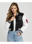 (W)Bear Varsity Jacket GUESS ゲス ジャケット・アウター スタジャン・スカジャン ブラック【送料無料】[Rakuten Fashion]