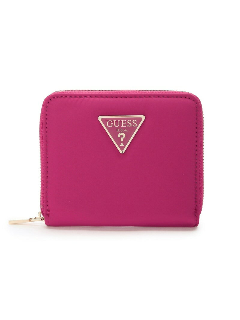 (W)ECO GEMMA Small Wallet GUESS ゲス 財布 ポーチ ケース 財布 ピンク ホワイト イエロー ブラック レッド グリーン ブルー ベージュ【送料無料】 Rakuten Fashion