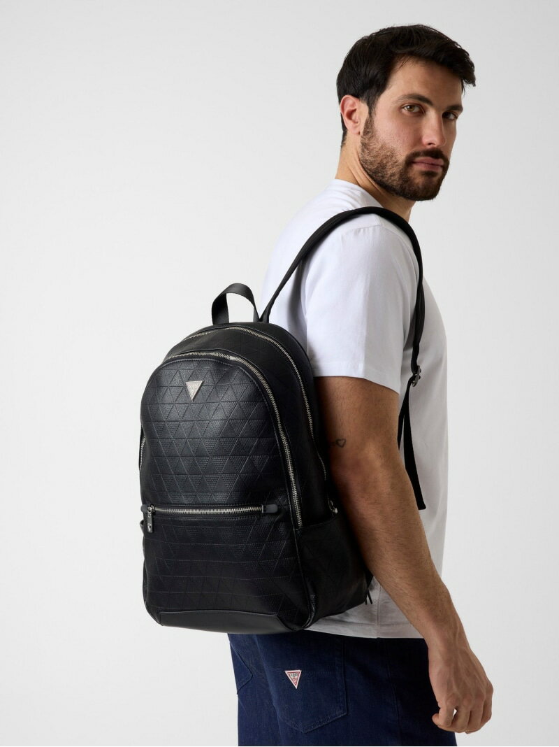 Rakuten - GUESS/(M)TORINO Backpack バックパック リュック GUESS ゲス バッグ リュック・バックパック ブラック【送料無料】[Rakuten Fashion]