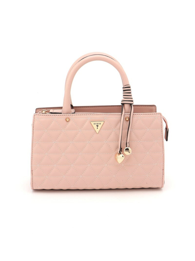 GUESS/(W)KATY Satchel ショルダーバッグ GUESS ゲス バッグ ハンドバッグ ピンク ブラック ベージュ【送料無料】[Rakuten Fashion]