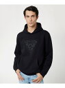 【SALE/51%OFF】GUESS パーカー(M)EMBROIDERED Triangle Hoodie GUESS ゲス トップス パーカー・フーディー ブ...