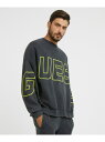 ySALE^50%OFFz(M)Dargen Signature Sweatshirt GUESS QX gbvX XEFbgEg[i[ ubNyRBA_Ezyz[Rakuten Fashion]