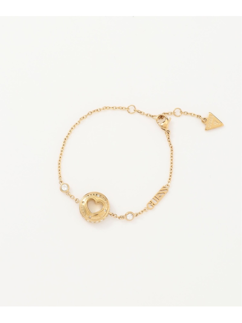 GUESS ブレスレット (W)ROLLING HEART BRACELET GUESS ゲス アクセサリー・腕時計 ブレスレット・バングル ゴールド【送料無料】[Rakuten Fashion]