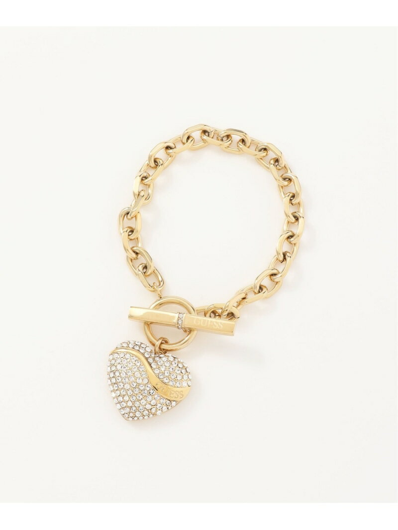 GUESS ブレスレット (W)IN MY HEART BRACELET GUESS ゲス アクセサリー・腕時計 ブレスレット・バングル ゴールド【送料無料】[Rakuten Fashion]