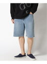 ySALE^50%OFFz(M)L-Tone Slim Wide Denim Shorts GUESS QX pc W[YEfjpc u[yRBA_Ezyz[Rakuten Fashion]