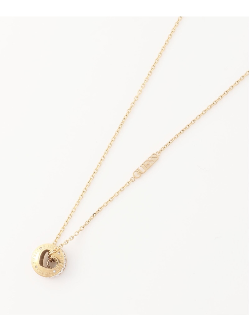 GUESS ネックレス (W)16-18'' ROLLING HEART GUESS ゲス アクセサリー・腕時計 ネックレス ゴールド【送料無料】[Rakuten Fashion]
