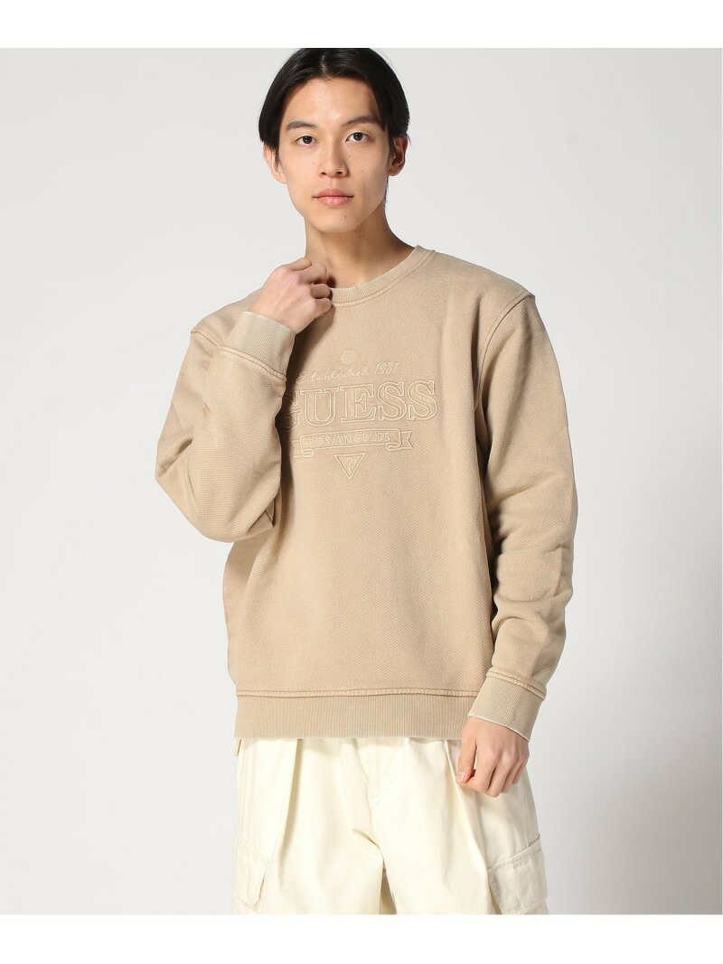 Japanese Pattern - GUESS スウェット (M)VINTAGE Sweatshirt GUESS ゲス トップス スウェット・トレーナー シルバー【送料無料】[Rakuten Fashion]