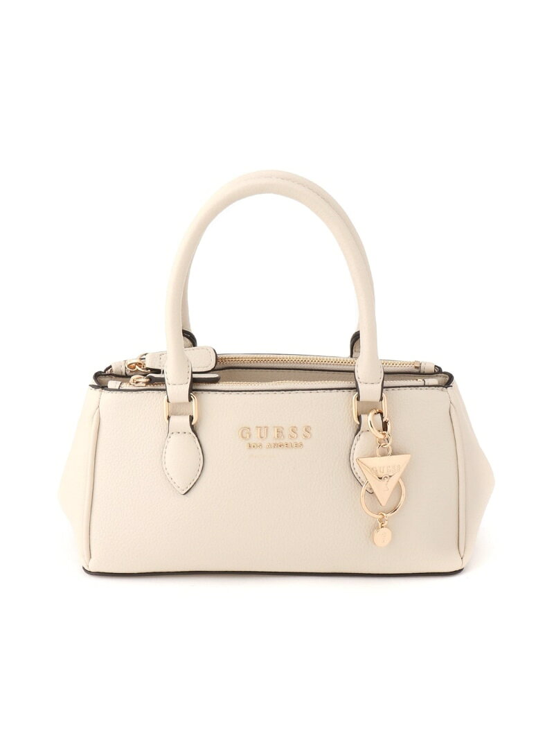 GUESS ハンドバッグ (W)CLAUDIA Satchel GUESS ゲス バッグ ショルダーバッグ ブラック ブラウン ベージュ