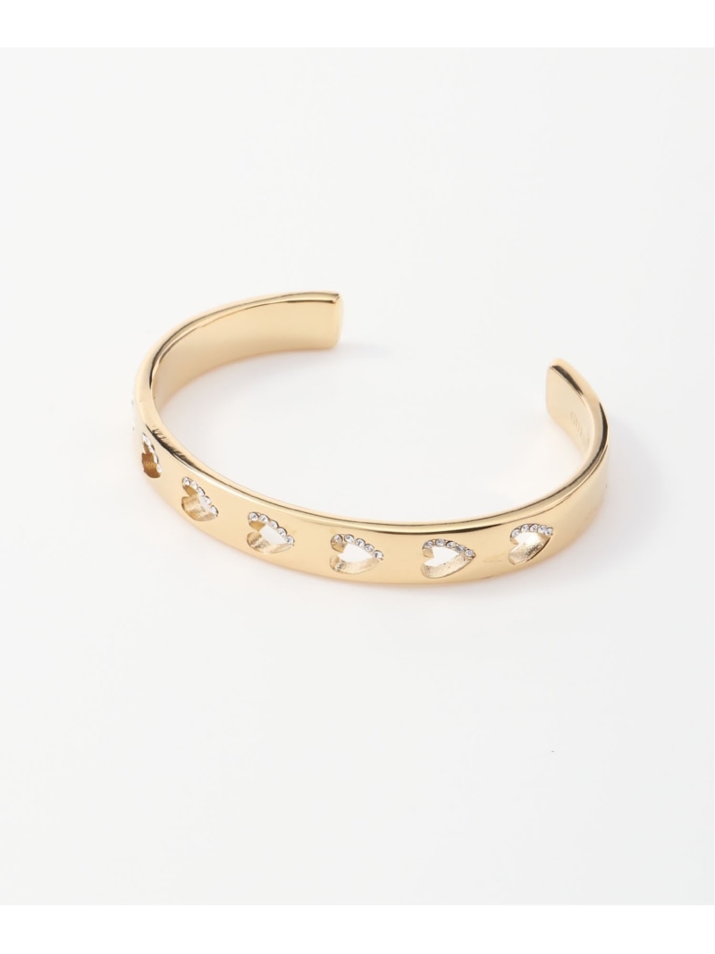 Rakuten - GUESS/(W)BY YOUR SIDE Cuff Bangle バングル ブレスレット アクセサリー GUESS ゲス アクセサリー・腕時計 ブレスレット・バングル ゴールド【送料無料】[Rakuten Fashion]