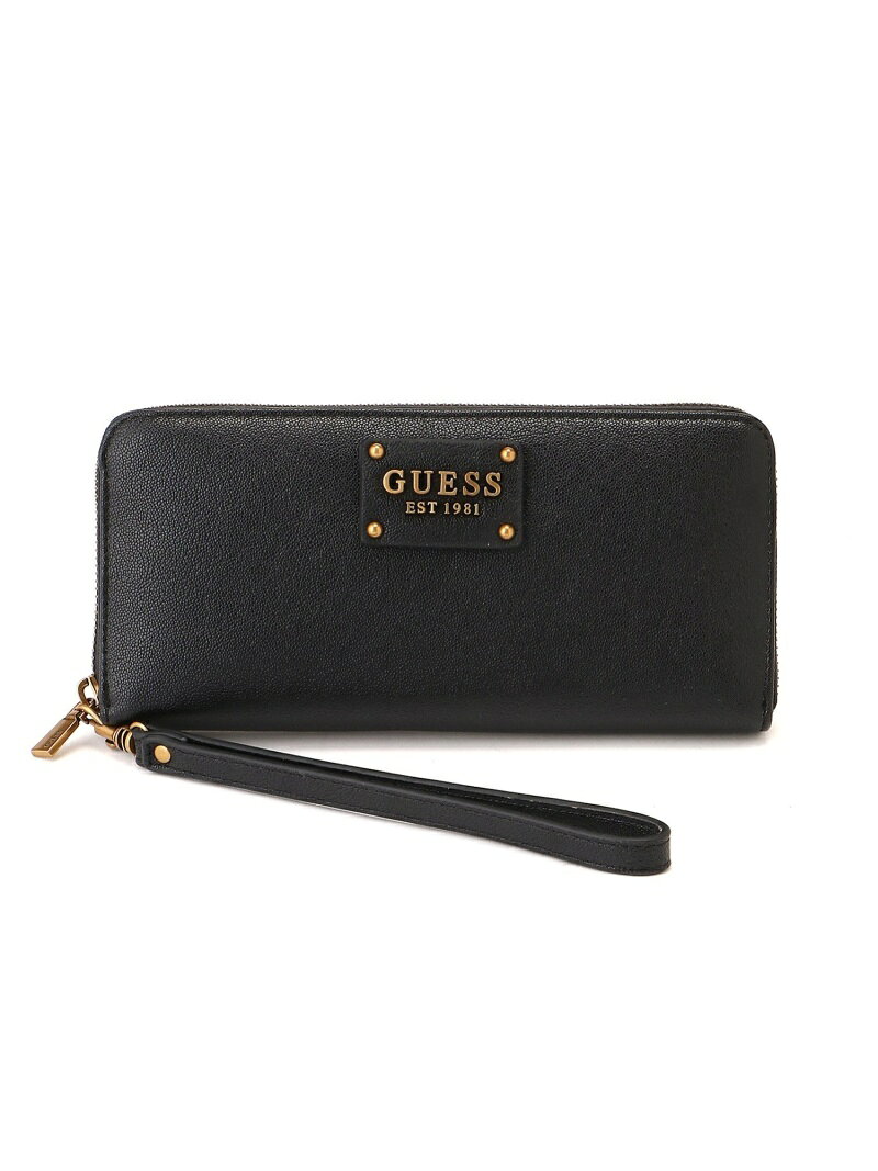 【SALE／30%OFF】(W)CENTRE Stage Around Wallet GUESS ゲス 財布・ポーチ・ケース 財布 ブラック【RBA_E】【送料無料】[Rakuten Fashion]