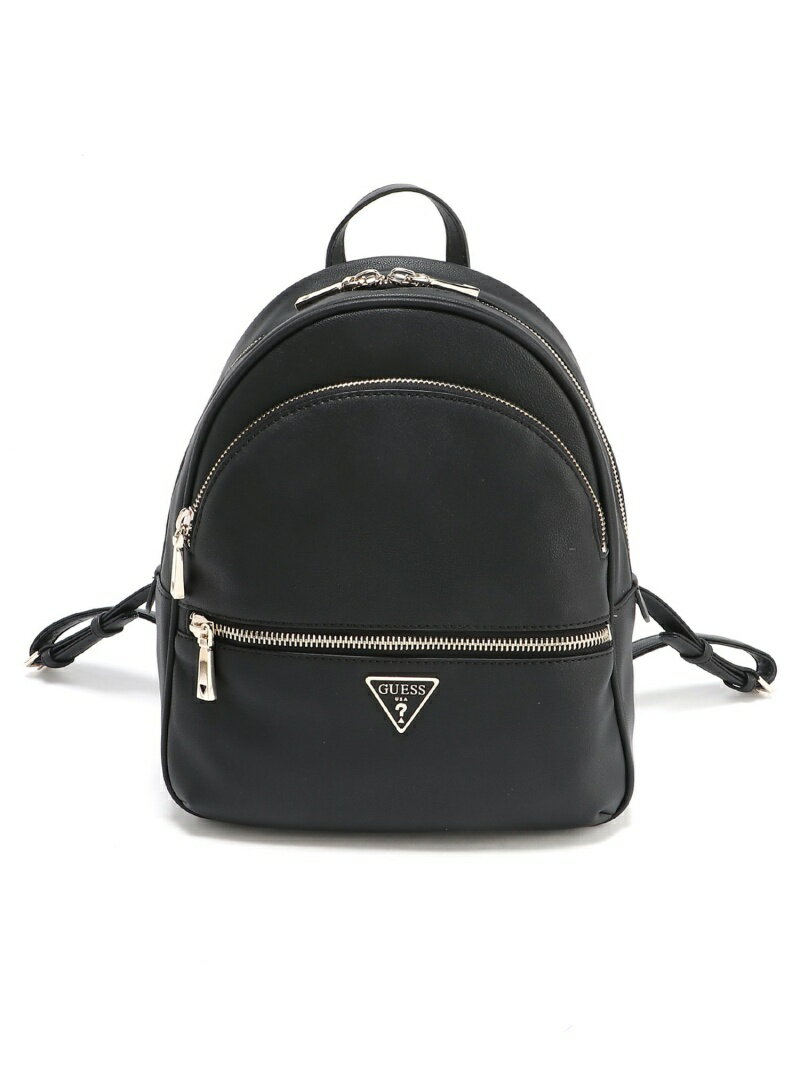 GUESS リュックサック (W)MANHATTAN Large Backpack GUESS ゲス バッグ リュック バックパック ブラック ホワイト【送料無料】 Rakuten Fashion