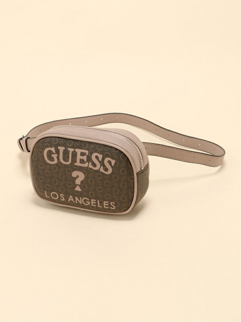 【SALE／70%OFF】(W)MILLINGTON MINI BELT BAG GUESS ゲス バッグ ボディバッグ・ウエストポーチ ブラウン ブラック【RBA_E】[Rakuten Fashion]