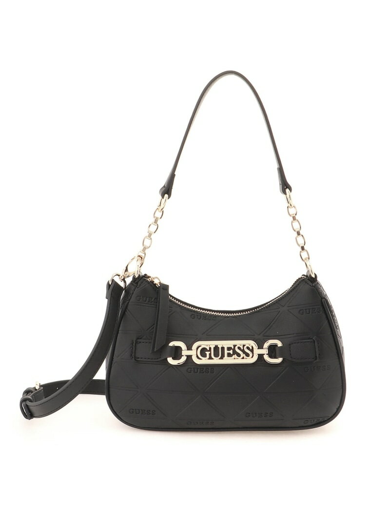 Rakuten - GUESS/(W)CELESTIA Mini Shoulder Bag ショルダーバッグ GUESS ゲス バッグ ショルダーバッグ ブラック ベージュ【送料無料】[Rakuten Fashion]