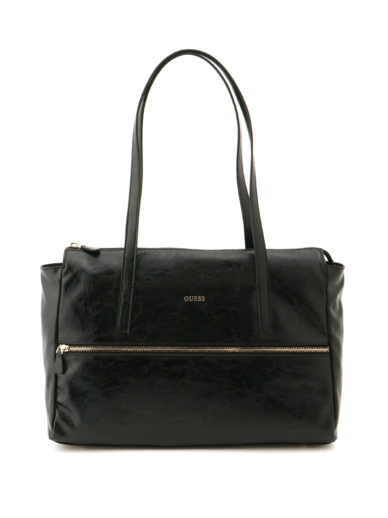 Guess - GUESS/(W)JUSTINE Tote トートバッグ GUESS ゲス バッグ トートバッグ ブラック【送料無料】[Rakuten Fashion]