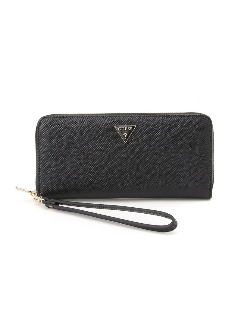 GUESS ゲス★シグネチャーブラック　ジップ長財布　新品/GW02 GUESS（ゲス） 財布 LARGE ZIPAROUND ラウンドファスナー長財布