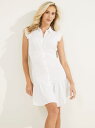 【SALE/50%OFF】GUESS ワンピース ドレス (W)Eco Teodora Dress GUESS ゲス ワンピース・ドレス ドレス ホワイト【RB...