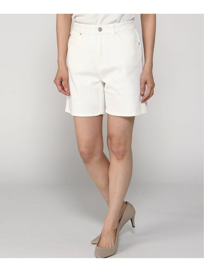 Short Pants - 【SALE／50%OFF】GUESS デニム ショートパンツ (W)LADIES' Denim Shorts GUESS ゲス パンツ ジーンズ・デニムパンツ ホワイト【RBA_E】【送料無料】[Rakuten Fashion]
