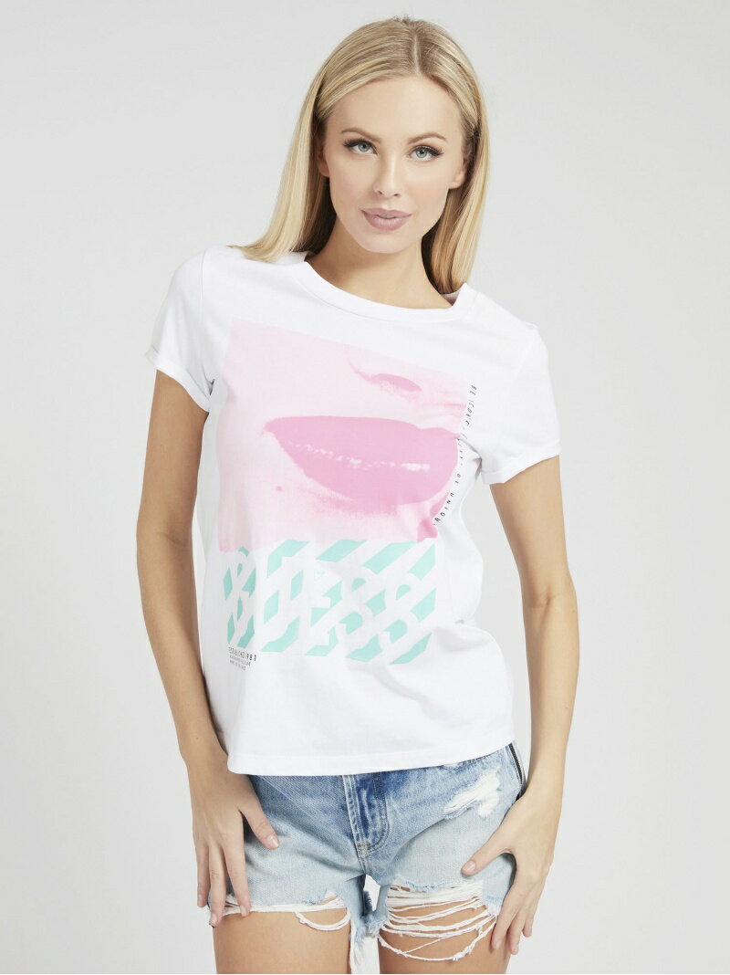 【SALE／60%OFF】(W)Margarita Tee GUESS ゲス トップス カットソー・Tシャツ ホワイト【RBA_E】[Rakuten Fashion]のサムネイル