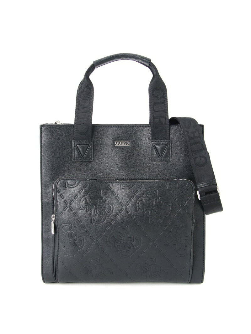 Rakuten - GUESS トートバッグ (M)BOSTON Tote GUESS ゲス バッグ トートバッグ ブラック【送料無料】[Rakuten Fashion]