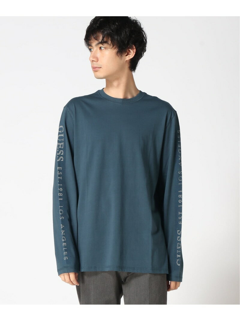 Rakuten - 【SALE／20%OFF】GUESS 長袖Tシャツ (M)Long Sleeves Sleeves Logo Tee GUESS ゲス トップス カットソー・Tシャツ ホワイト ブラック ネイビー【RBA_E】【先行予約】*【送料無料】[Rakuten Fashion]