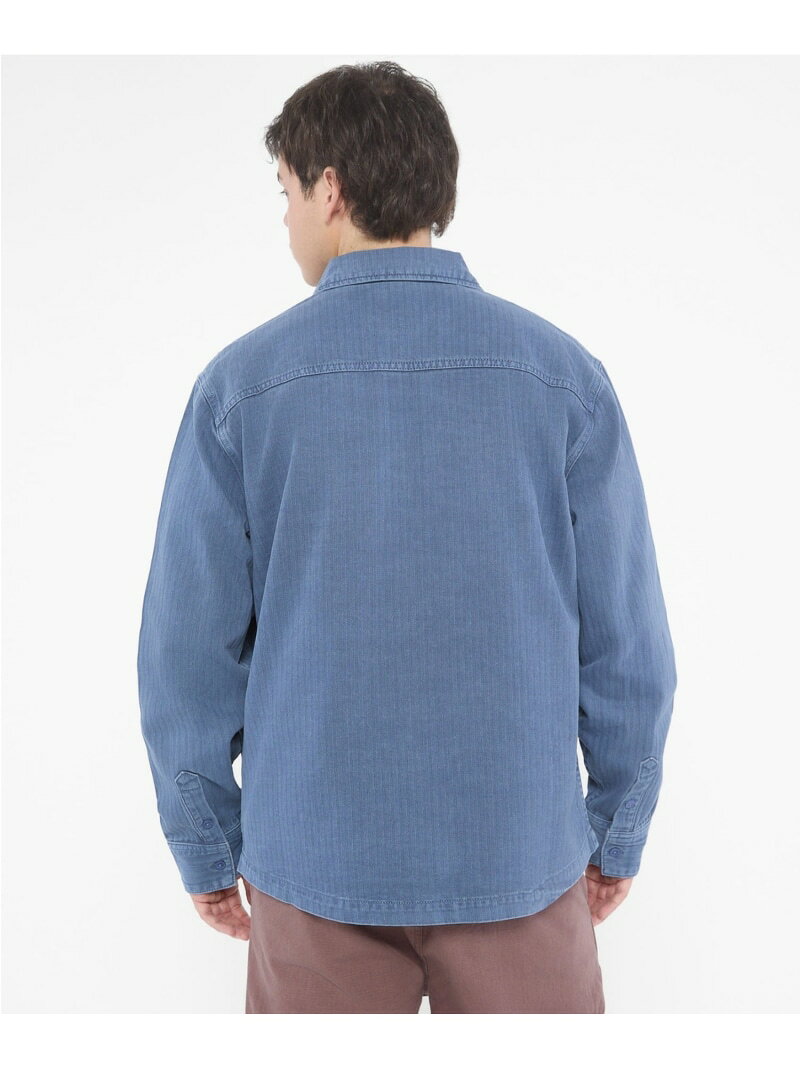 【SALE／50%OFF】GUESS ジャケット アウター ブルゾン (M)GUESS Originals Vintage Shirt GUESS ゲス トップス シャツ・ブラウス ブルー ホワイト【RBA_E】【送料無料】[Rakuten Fashion]