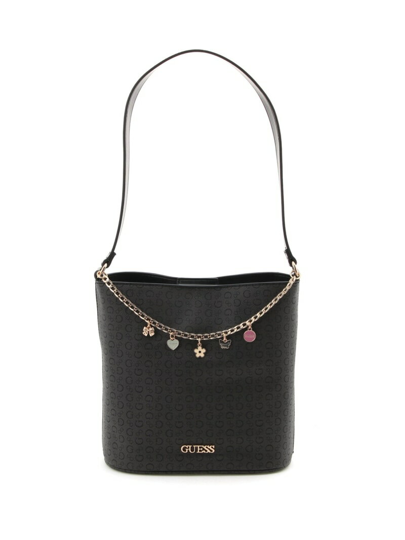 Rakuten - 【SALE／30%OFF】GUESS/(W)TASHA Bucket ショルダーバッグ GUESS ゲス バッグ ショルダーバッグ グレー ホワイト【RBA_E】【送料無料】[Rakuten Fashion]