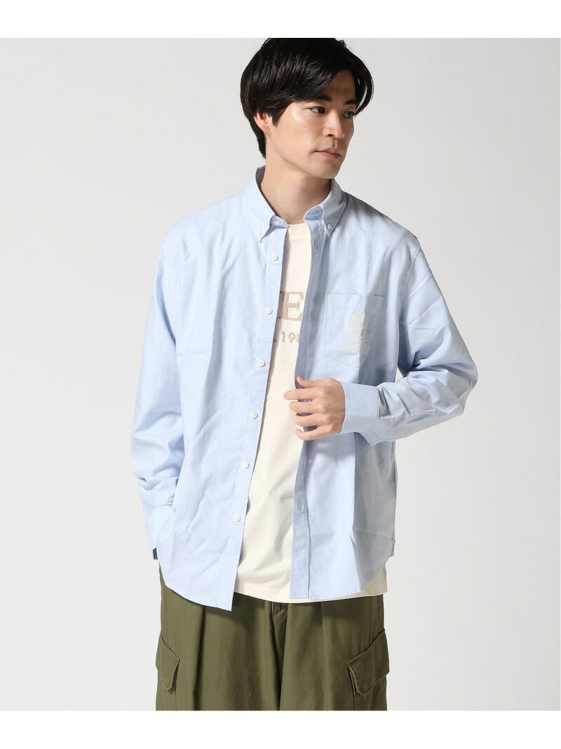 Rakuten - 【SALE／50%OFF】GUESS JEANS 長袖シャツ (M)Pocket Shirt GUESS JEANS ゲス トップス シャツ・ブラウス ブルー ホワイト【RBA_E】【送料無料】[Rakuten Fashion]